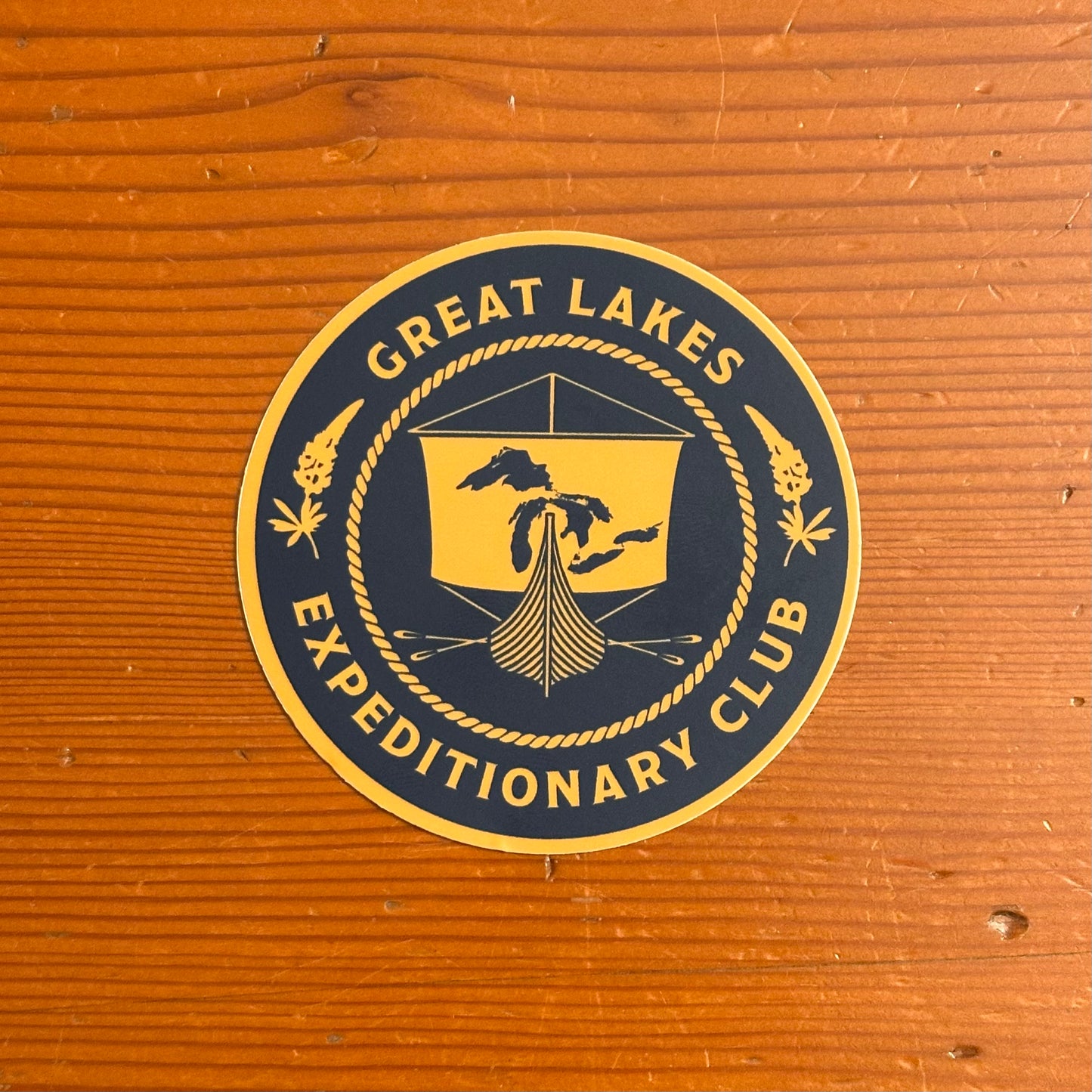 Great Lakes Expeditionary Club Sticker - 3 inches