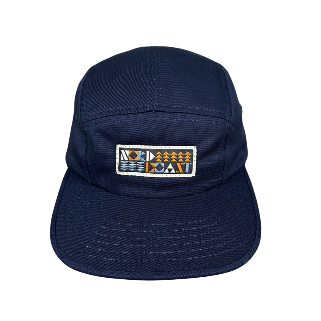 Norse Quilt Camper Cap - Navy