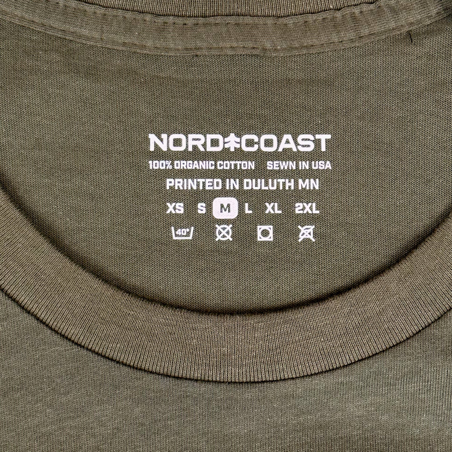 North Shore Agate Organic Tee - Moss