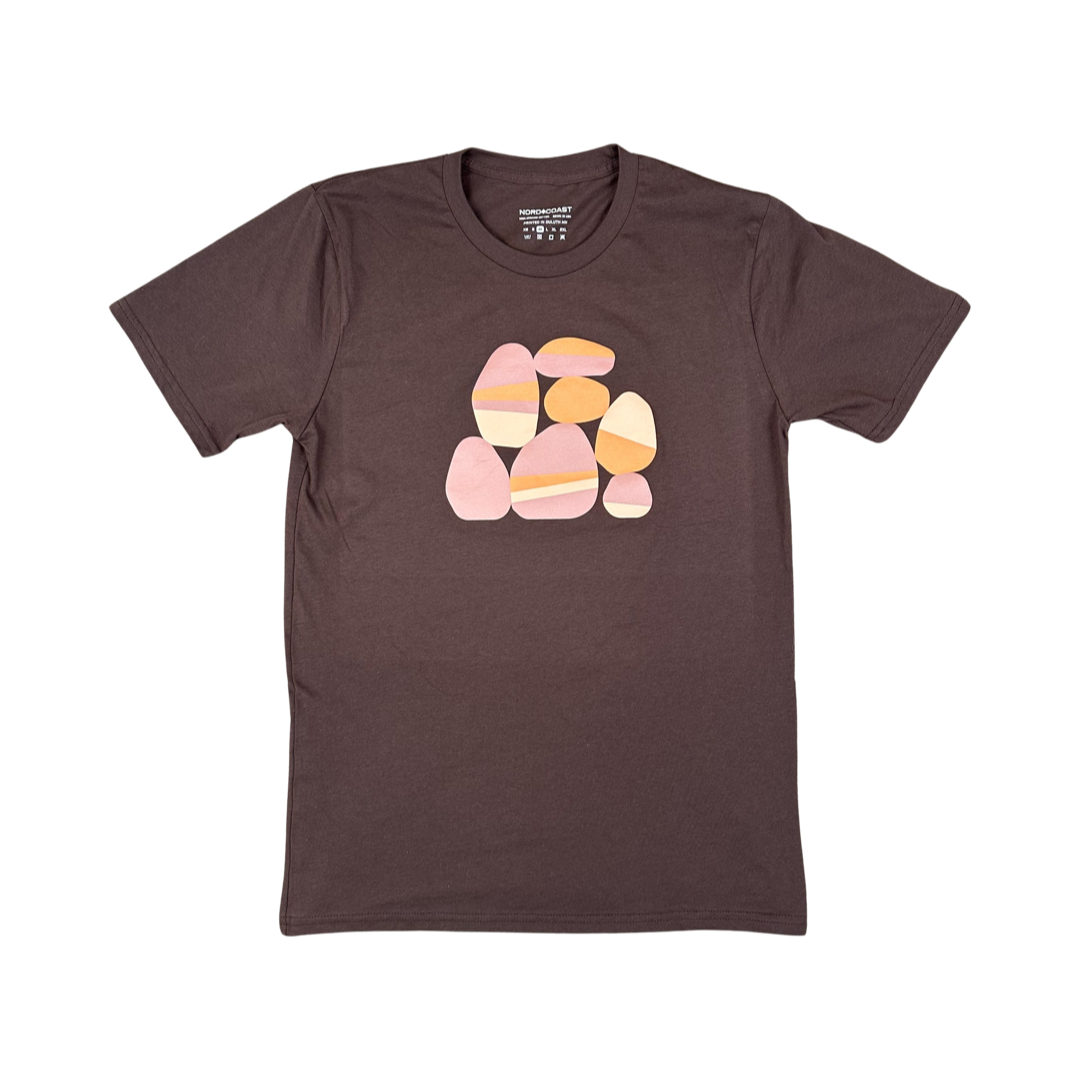 North Shore Agate Organic Tee - Bark