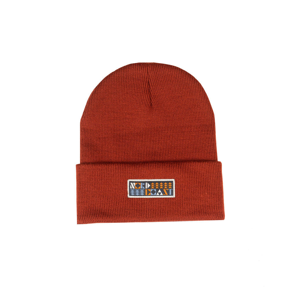 Norse Quilt Beanie - Palisade Red (Acrylic)