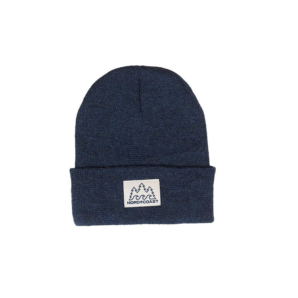 Three & Three Beanie - Great Heron Blue (Recycled Wool)
