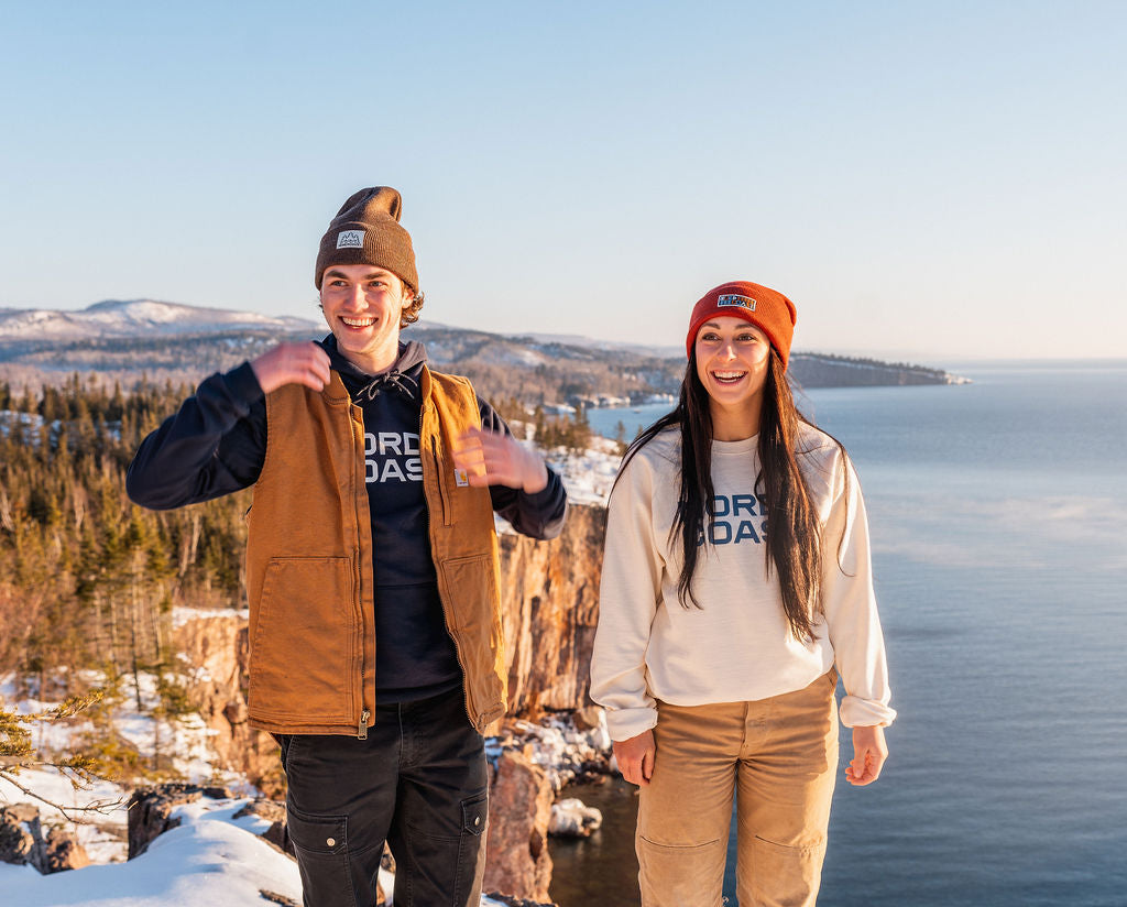 Three & Three Beanie - Hickory (Recycled Wool)
