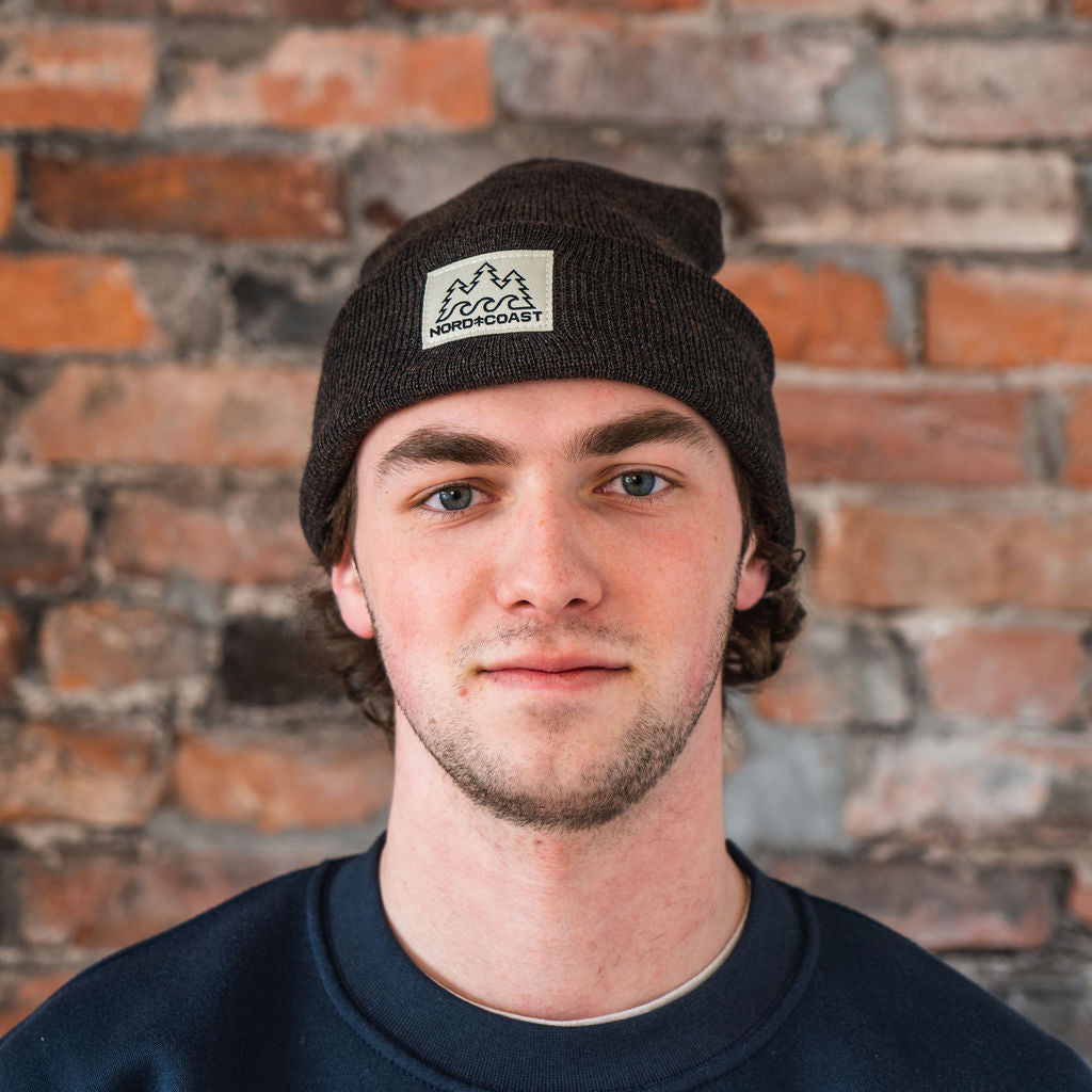 Three & Three Beanie - Hickory (Recycled Wool)