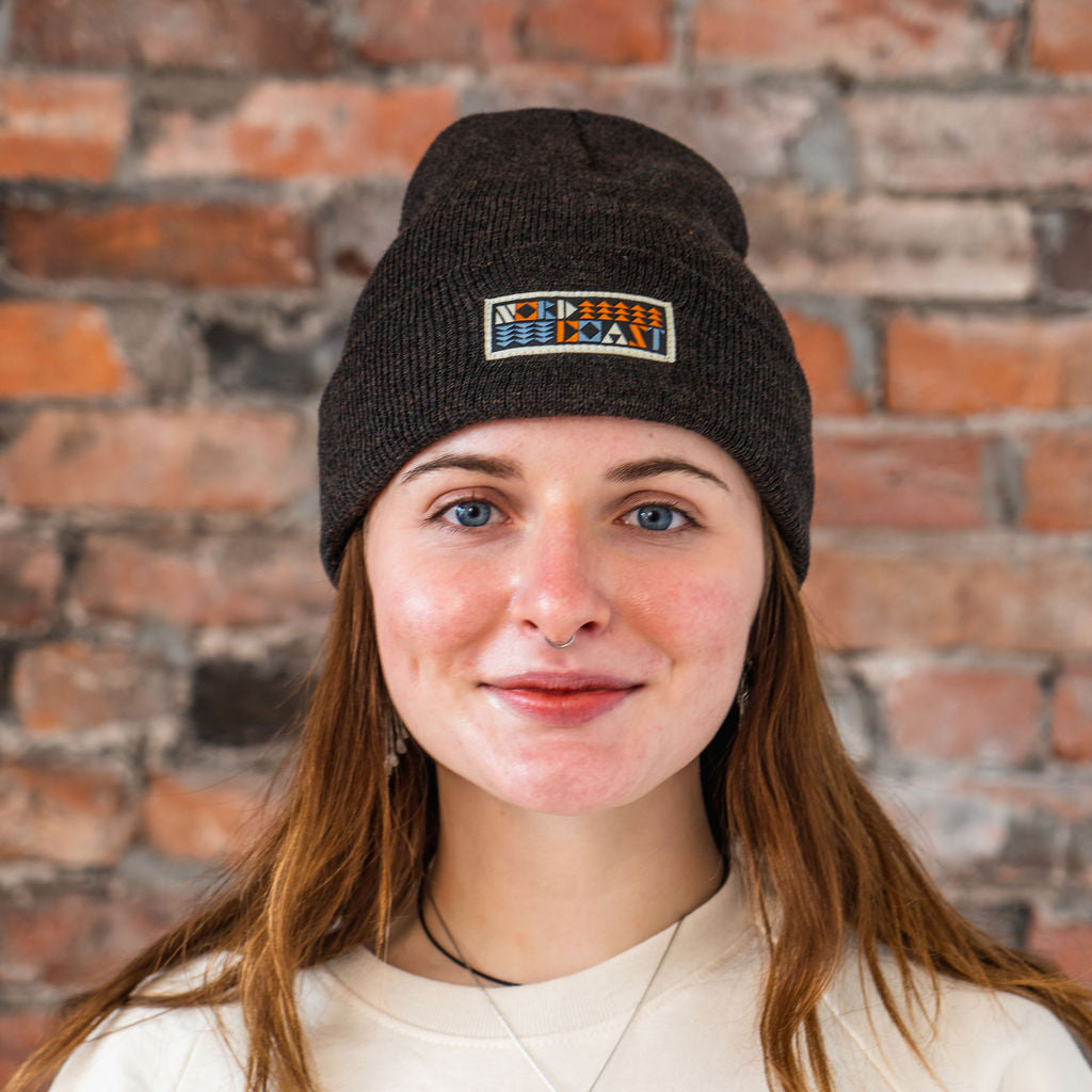 Norse Quilt Beanie - Hickory (Recycled Wool)
