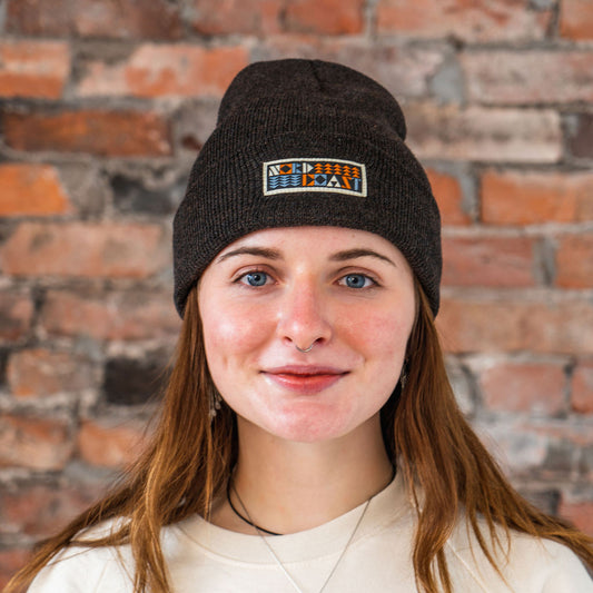 Norse Quilt Beanie - Hickory (Recycled Wool)