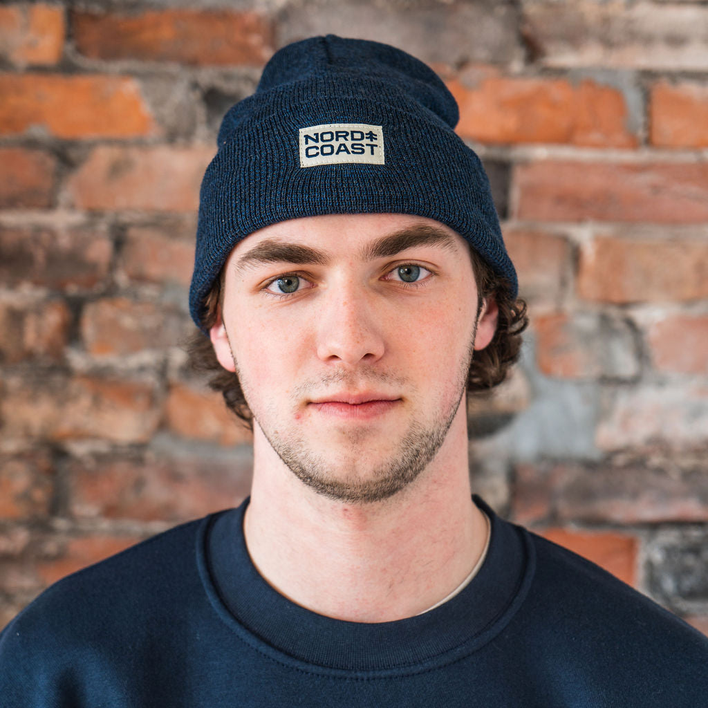 Classic Nord Coast Beanie - Great Heron Blue (Recycled Wool)