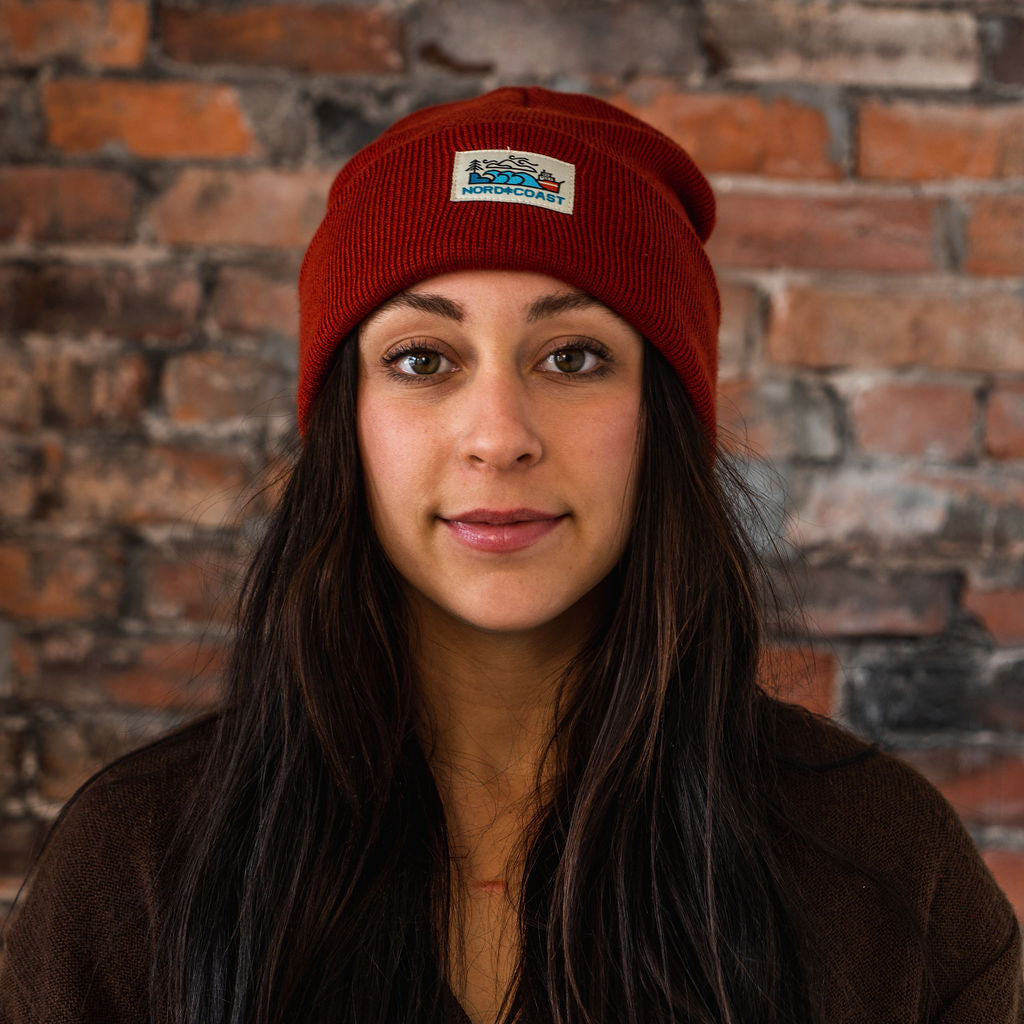 Lake Freighter Beanie - Palisade Red (Acrylic)