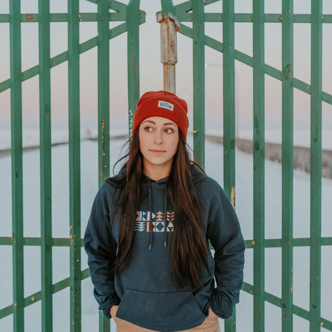 Norse Quilt Organic Mid-Weight Hoodie