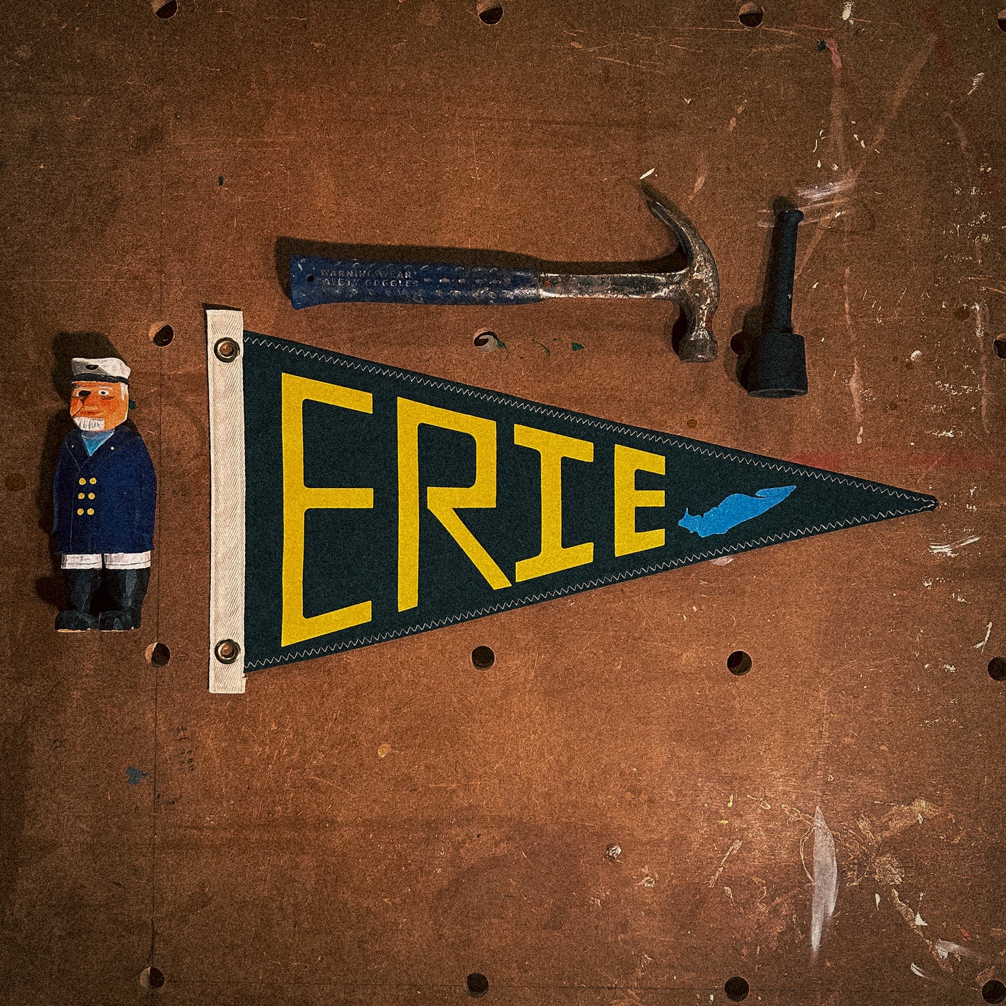 Lake Erie - Canvas Graphic Pennant (Tamarack Green)