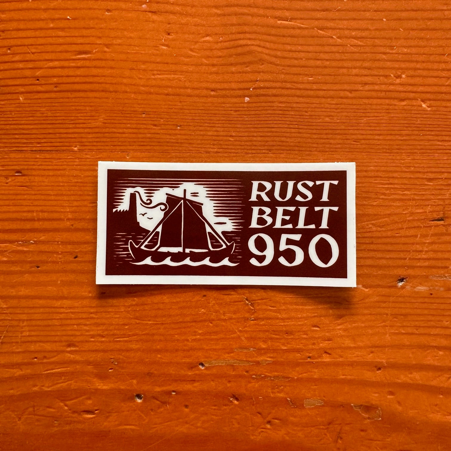 Rust Belt 950 Sticker - 3x1.5 inches – Nord Coast