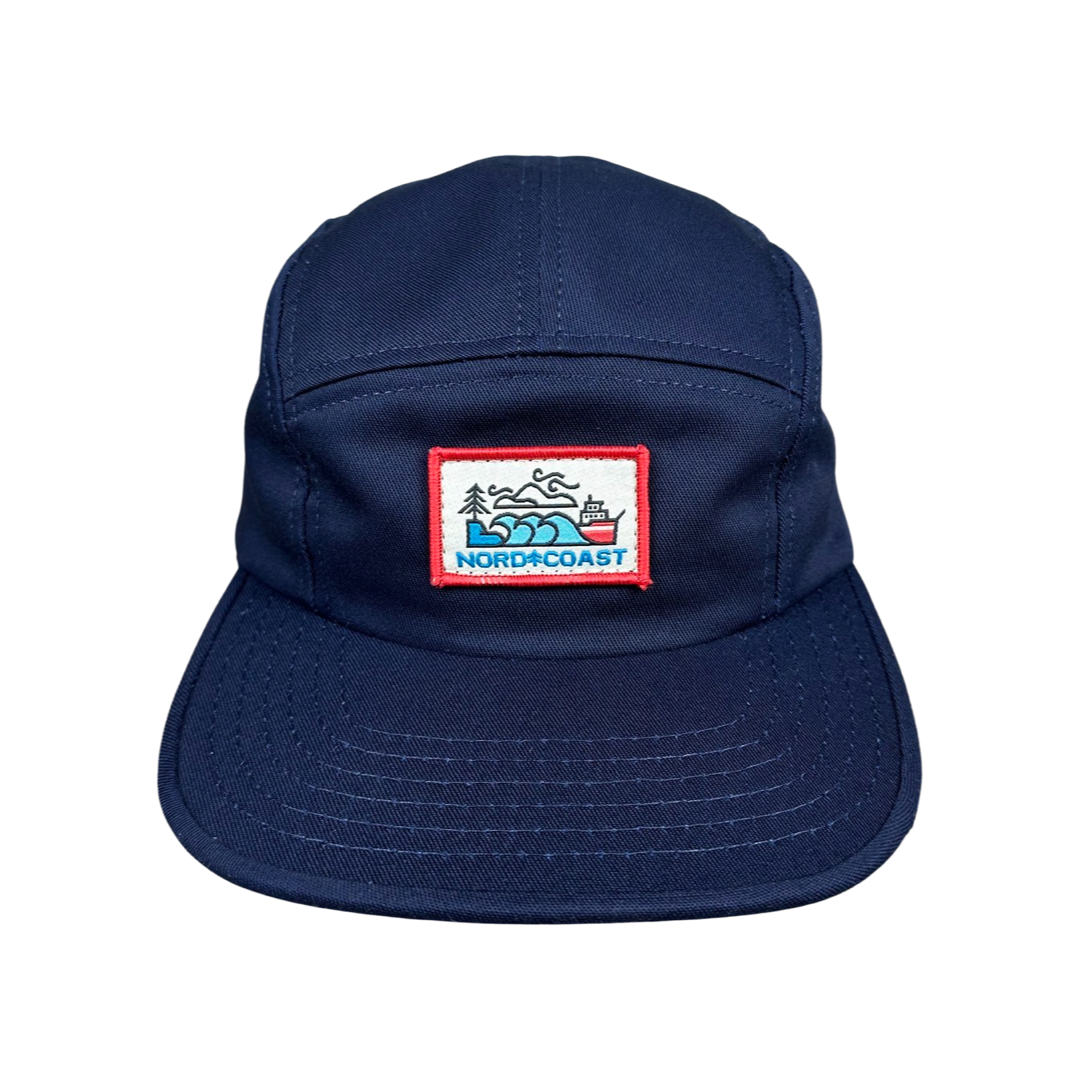 Lake Freighter Camper Cap - Navy (patched version)