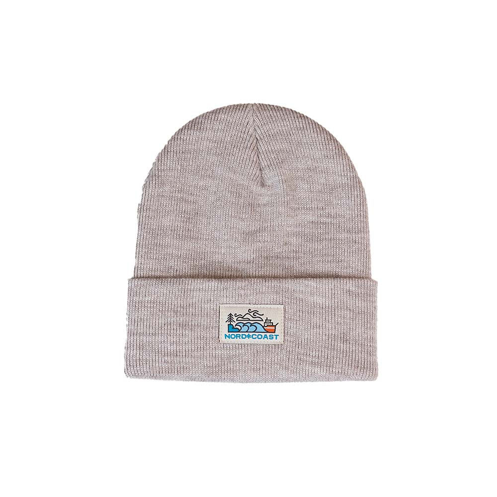 Lake Freighter Beanie - Light Brown heather (Acrylic)