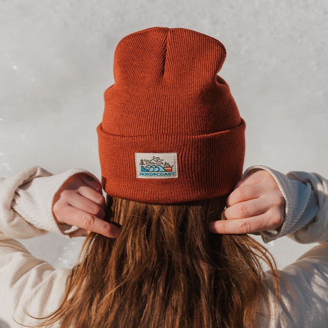 Lake Freighter Beanie - Palisade Red (Acrylic)